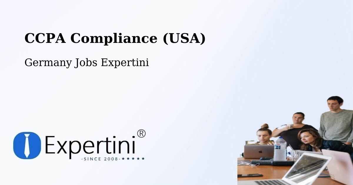 CCPA Privacy Rights & Compliance Notice – Cappeln - Germany Jobs Expertini